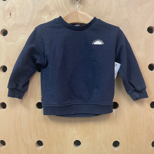 Blue Nice Place Sweatshirt