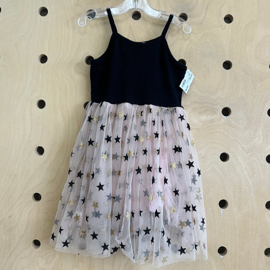 Black & Gold Stars Tulle Dress