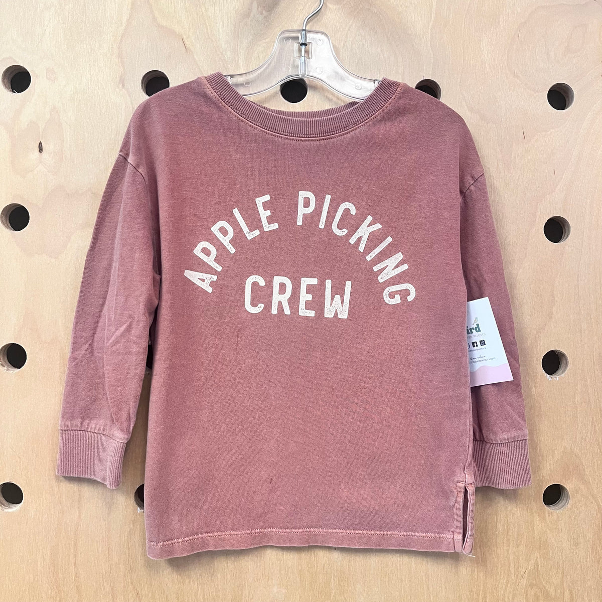 Apple Picking Crew Organic Long Sleeve