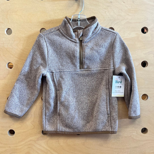 Brown 1/4 Zip Pullover