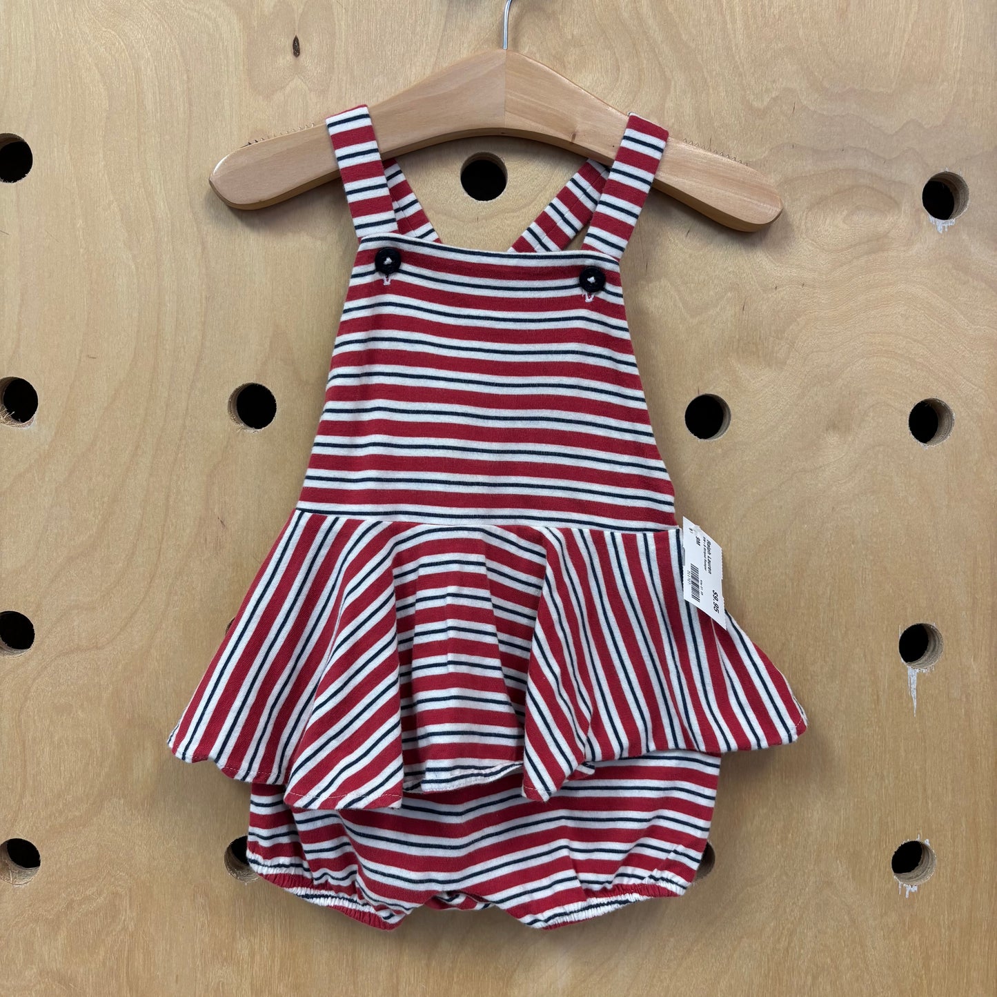 RW+B Striped Romper