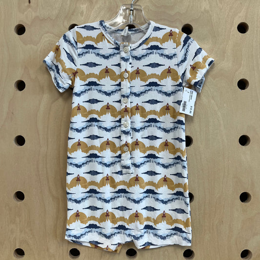 Bamboo Rockets Romper