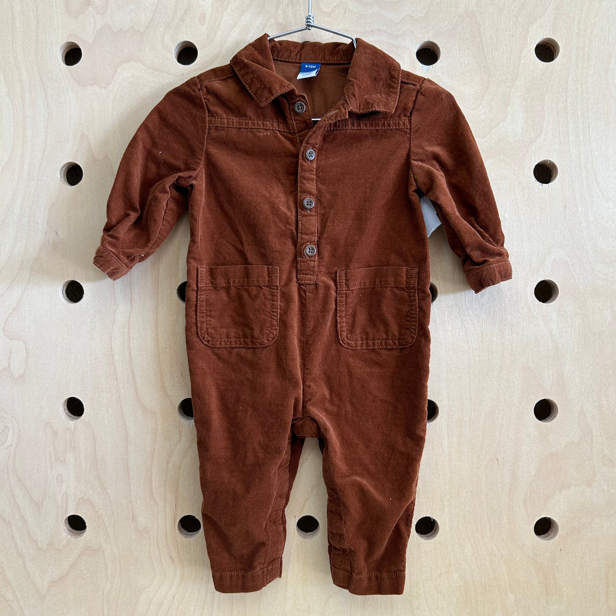 Brown Cord Coveralls
