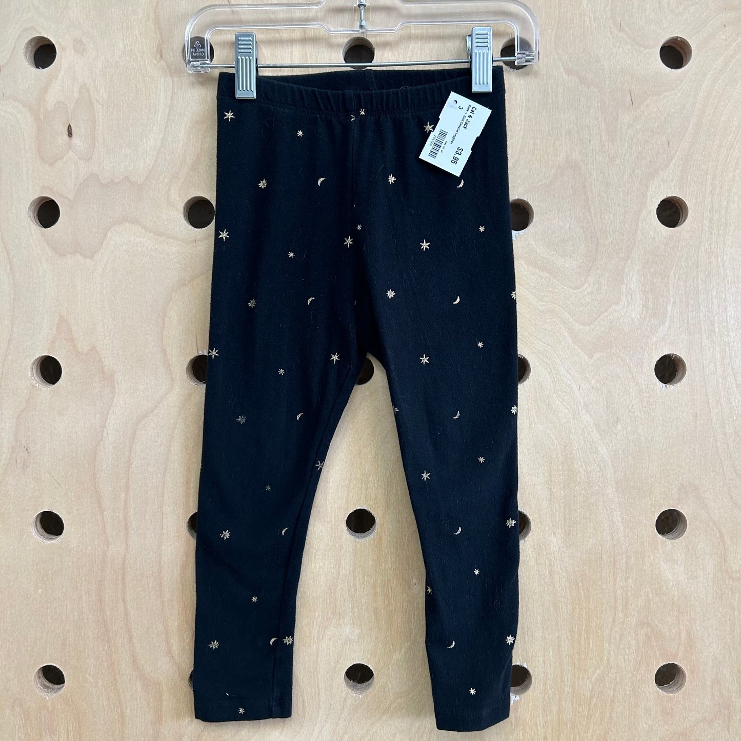 Black + Gold Celestial Leggings