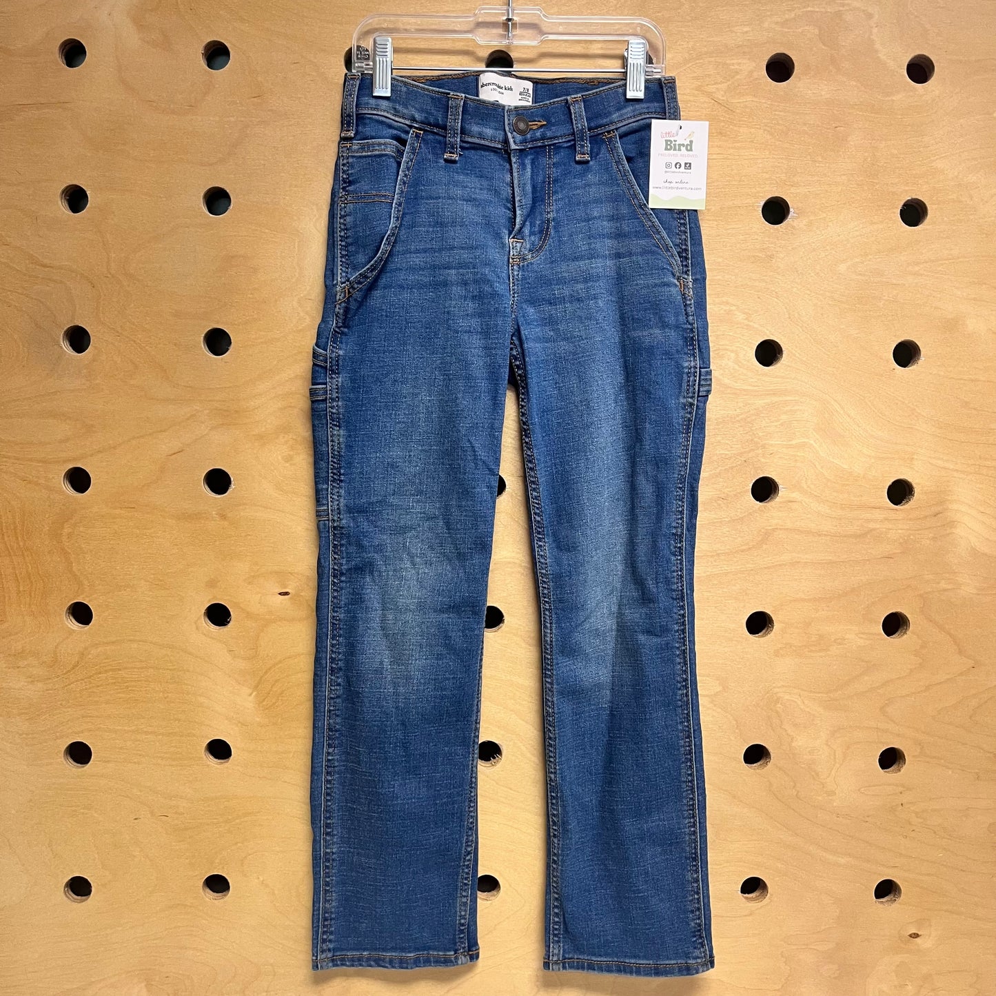 Straight Leg Denim Pants