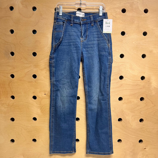 Straight Leg Denim Pants