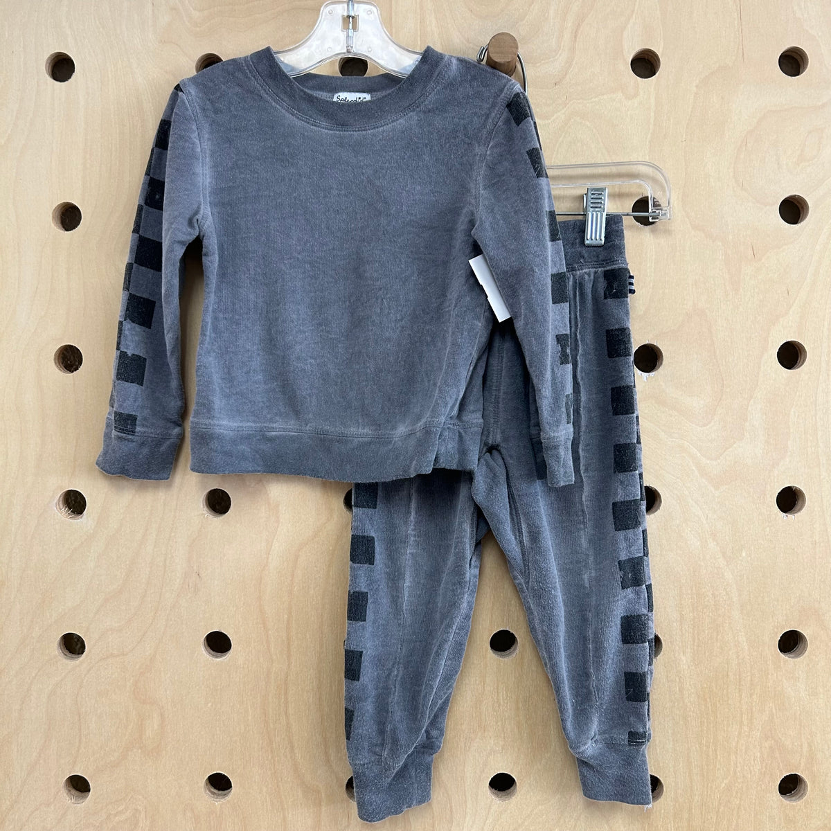 Grey Checkered Outfit
