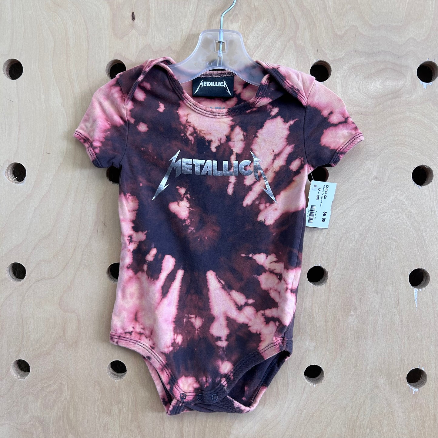 Metallica Tie Dye Bodysuit