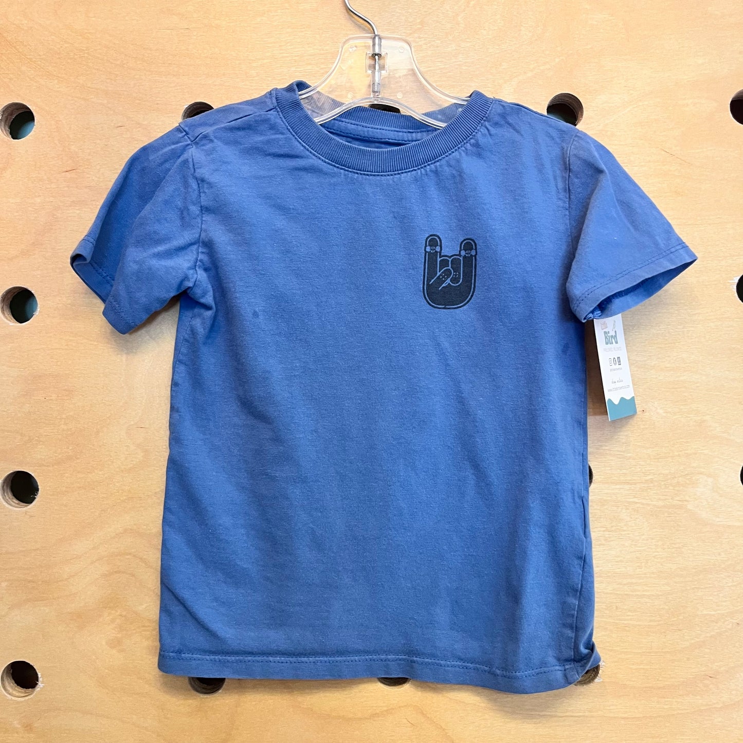 Blue Let's Keep Rolling Tee