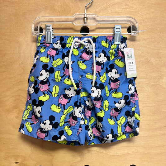 Blue Mickey Mouse Swim Trunks