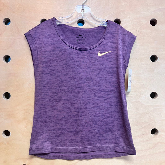 Purple Heathered Athletic Tee