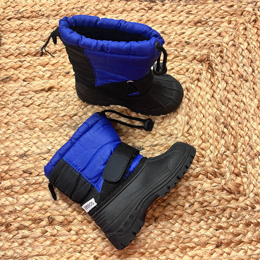 Black/Blue Snow Boots