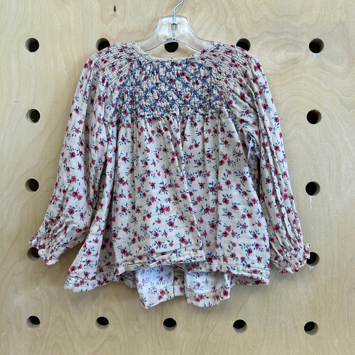 Tan Floral Top