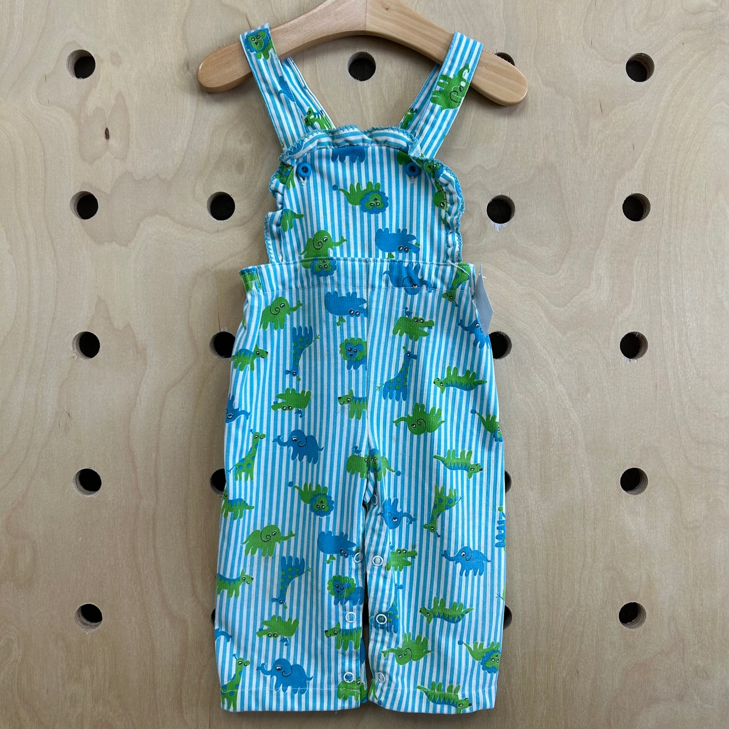 Carters Zoo Animals Overalls