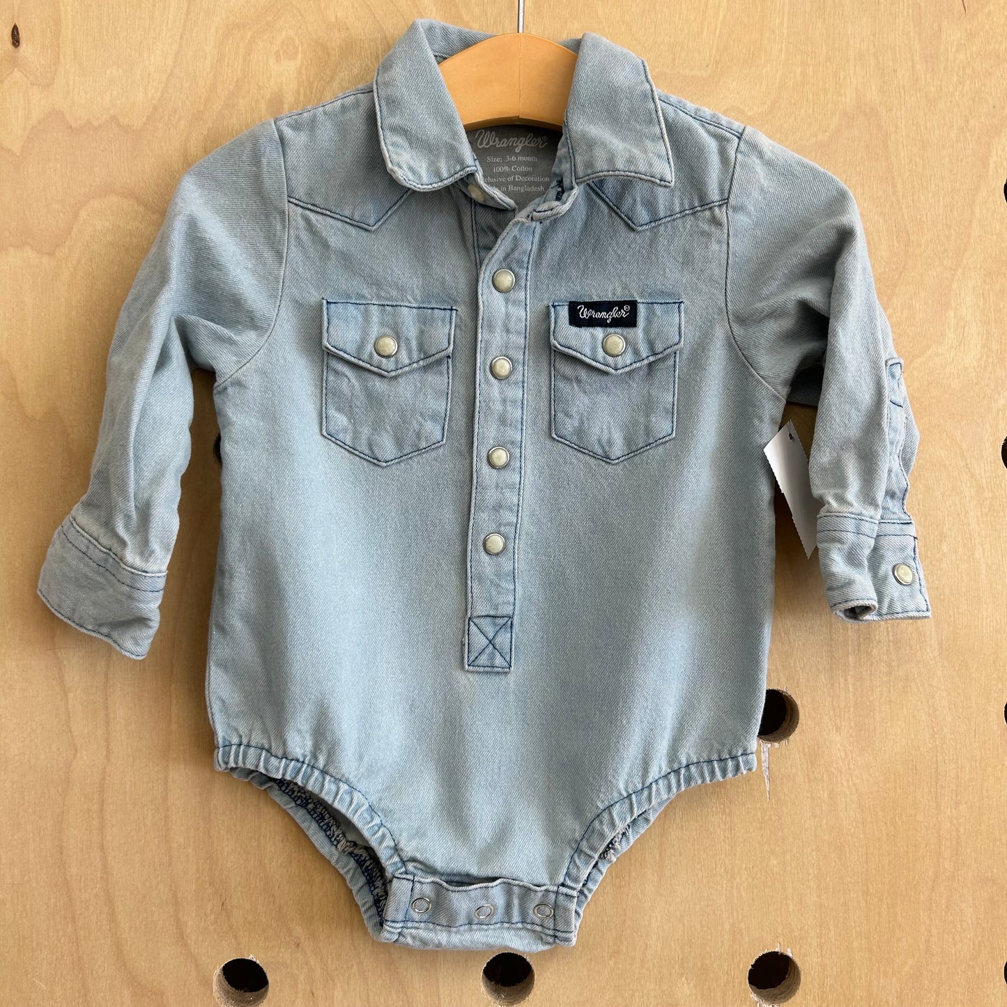 Denim Snap Bodysuit