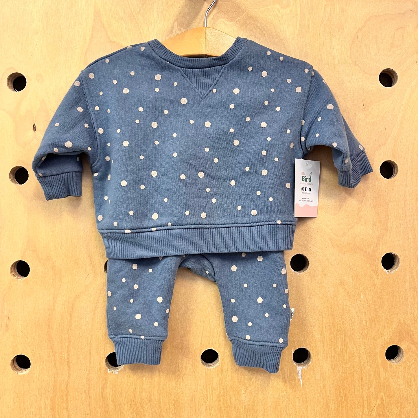 Organicd Teal/Tan Dot Outfit