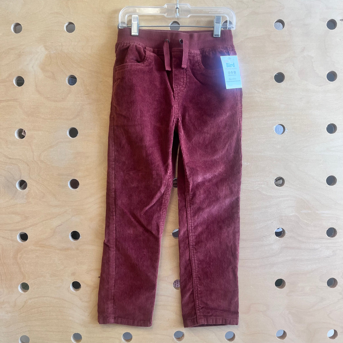 Brown Cord Drawstring Pants