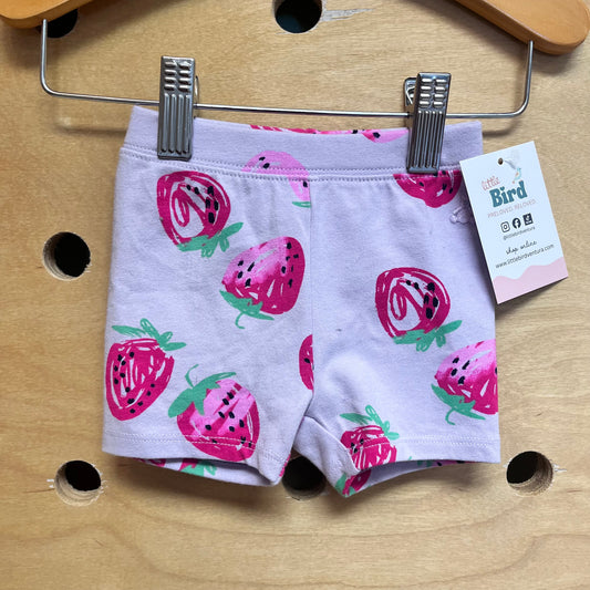 Lavender/Pink Strawberry Shorts