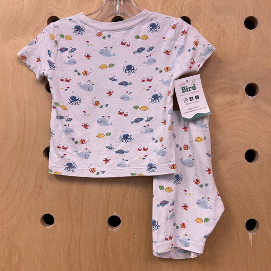 White Sea Life Pajamas