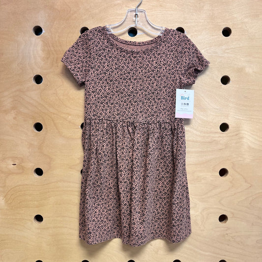 Brown Animal Print Dress