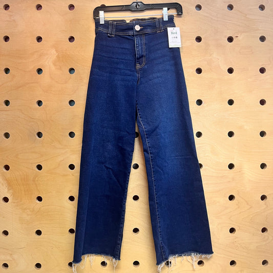 Dark Wash Wide Leg Denim