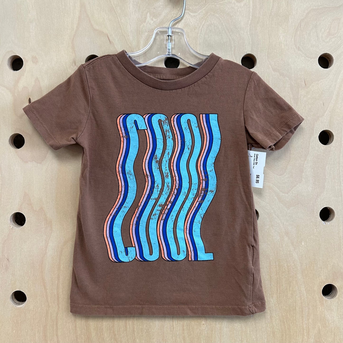 Brown Wavy COOL Teel