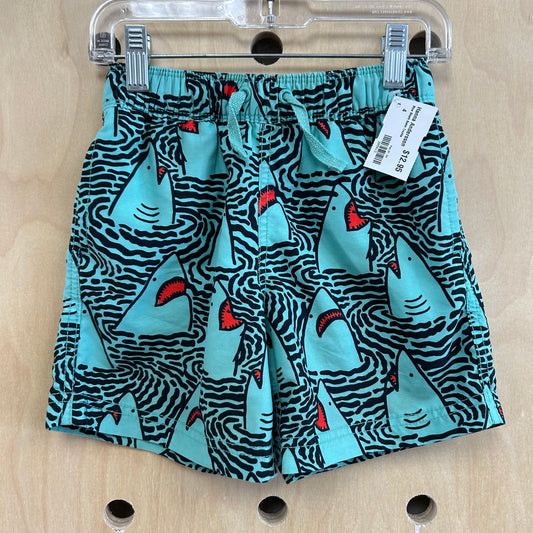 Blue Shark Swim Trunks