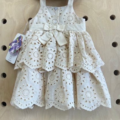 Tan Eyelet Dress + Sunhat NEW!