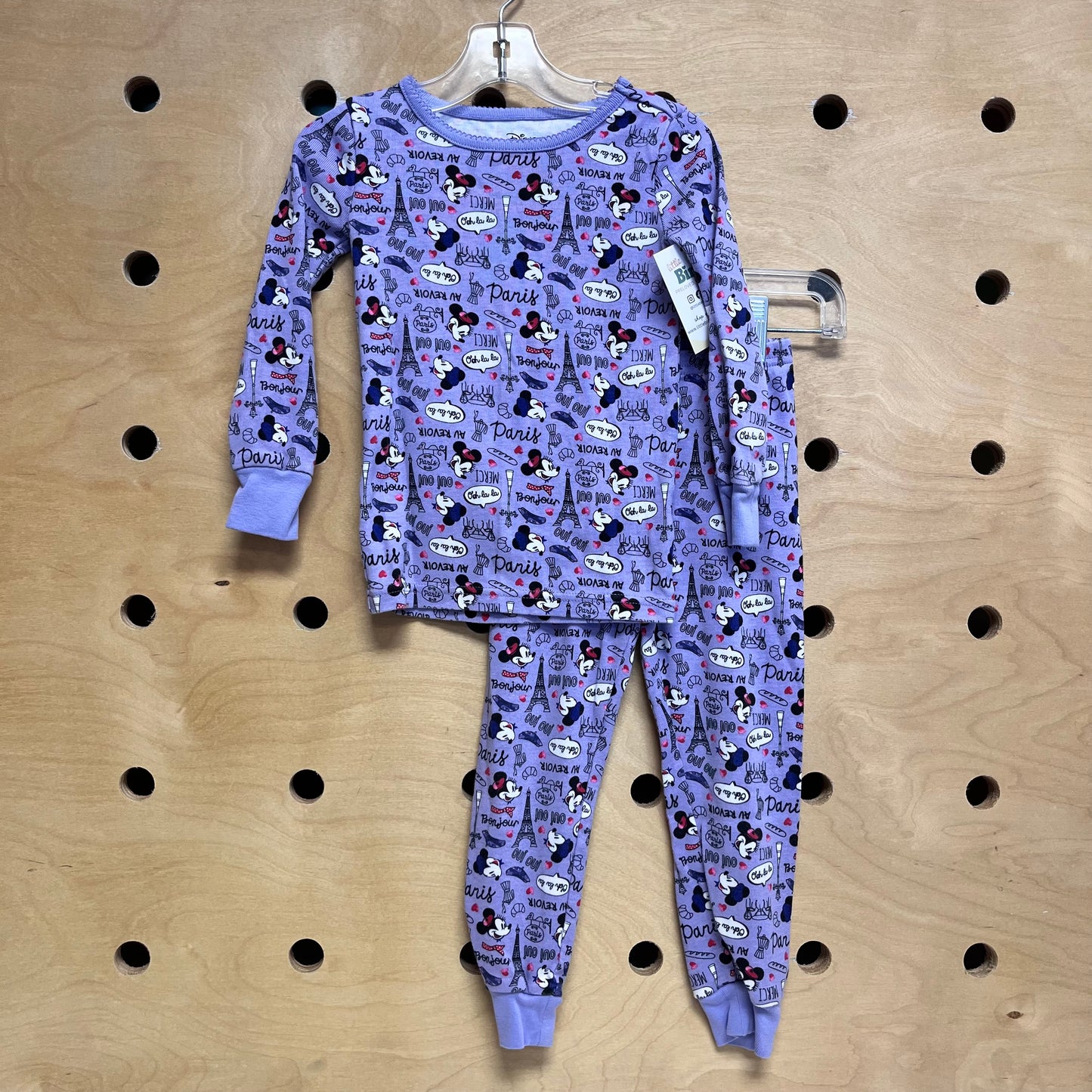 Purple Minnie Mouse Paris Pajamas