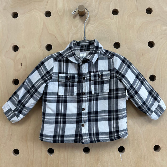 Black & White Plaid Shacket