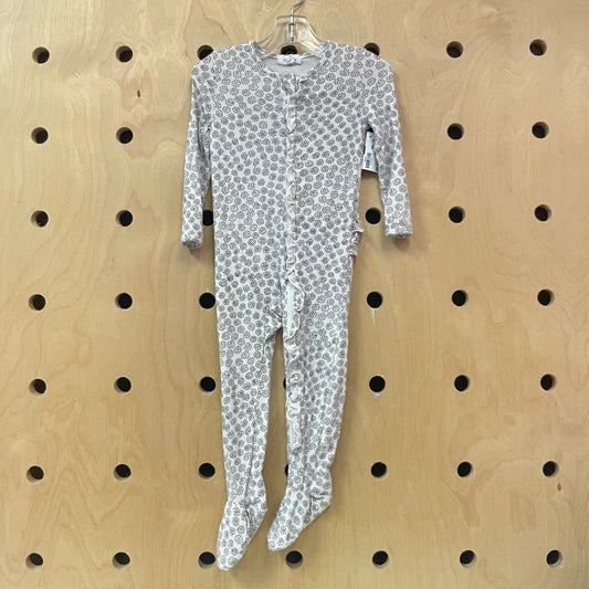 B+W Floral Bamboo Footies