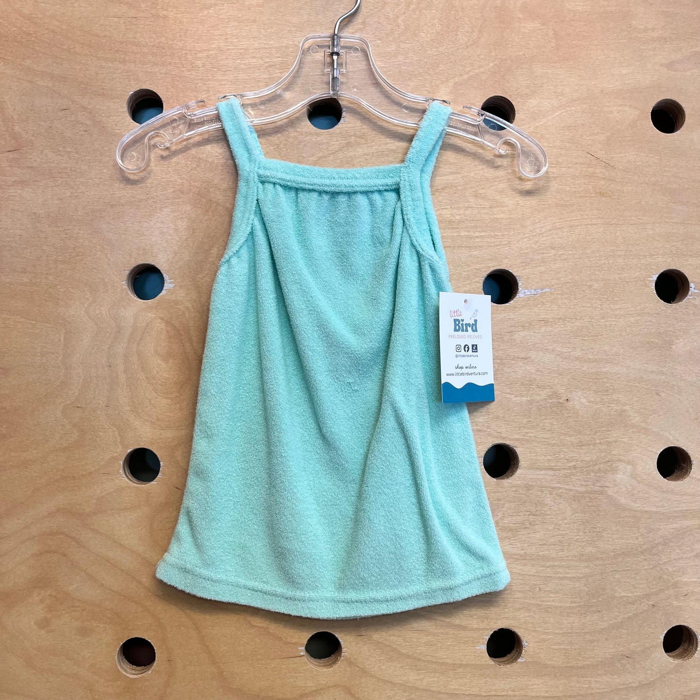 Pastel Green Terry Tank