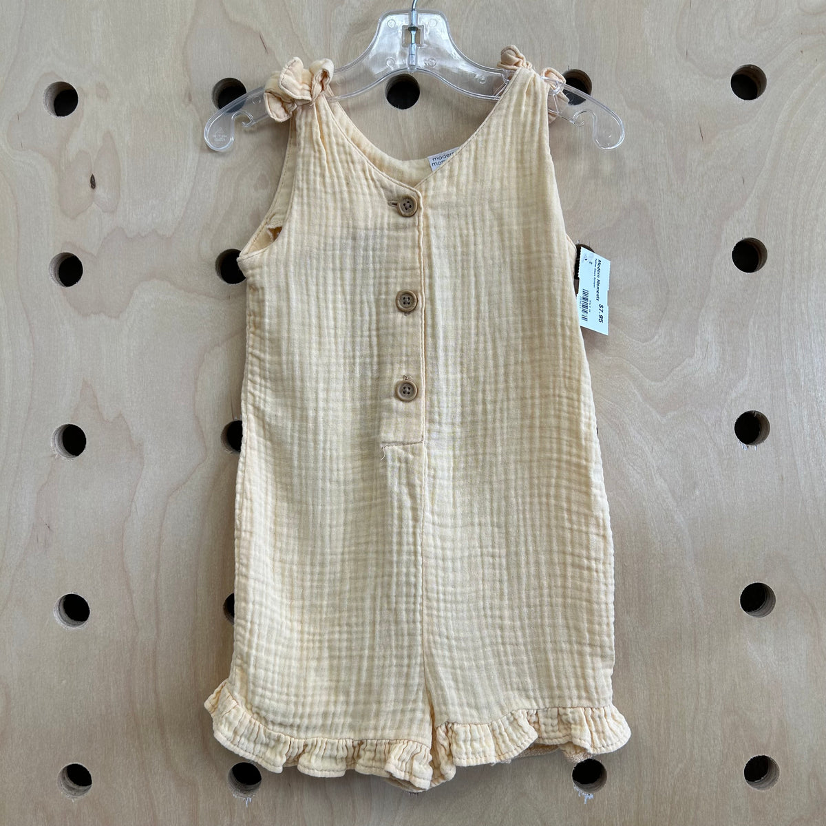 Yellow Gauze Romper