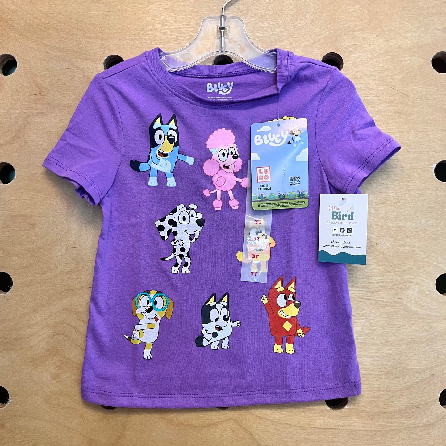 Purple Bluey & Friends Tee NEW!