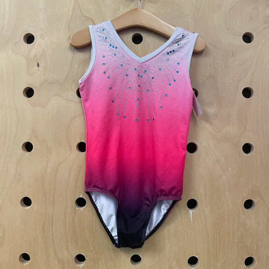 Pink Rhinestone Leotard