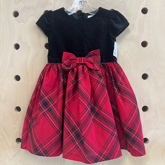 Black & Red Plaid Dress