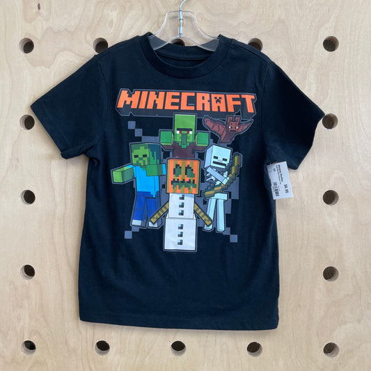 Black Minecraft Character’s Tee