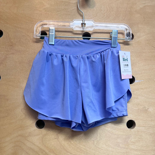 Lavender Athletic Flowy Shorts
