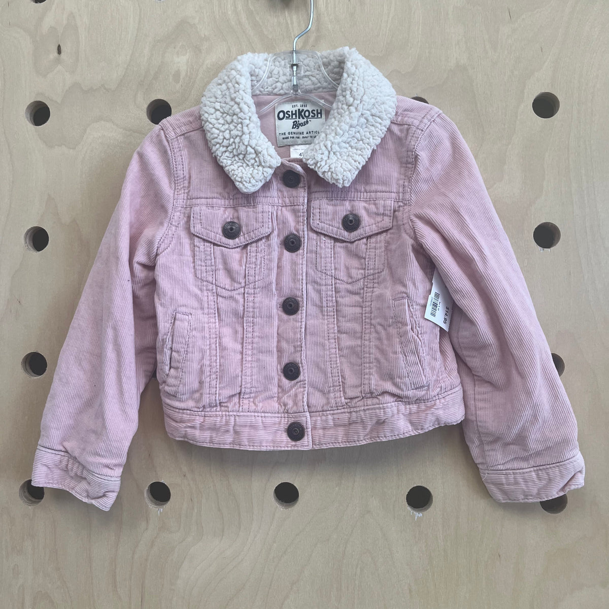 Pink Cord Jacket