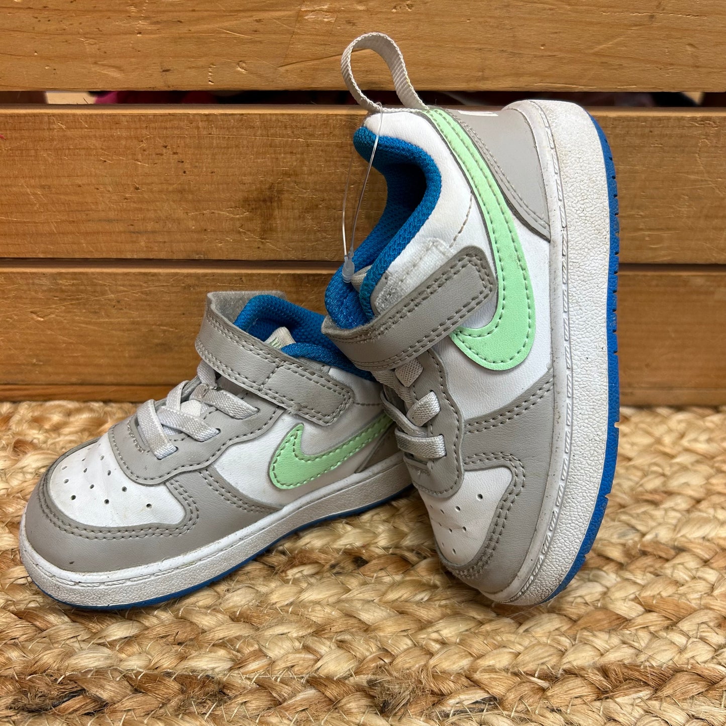 White & Gray All Day Play Sneakers