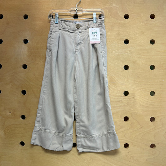 Pleated Wide Leg Khakis