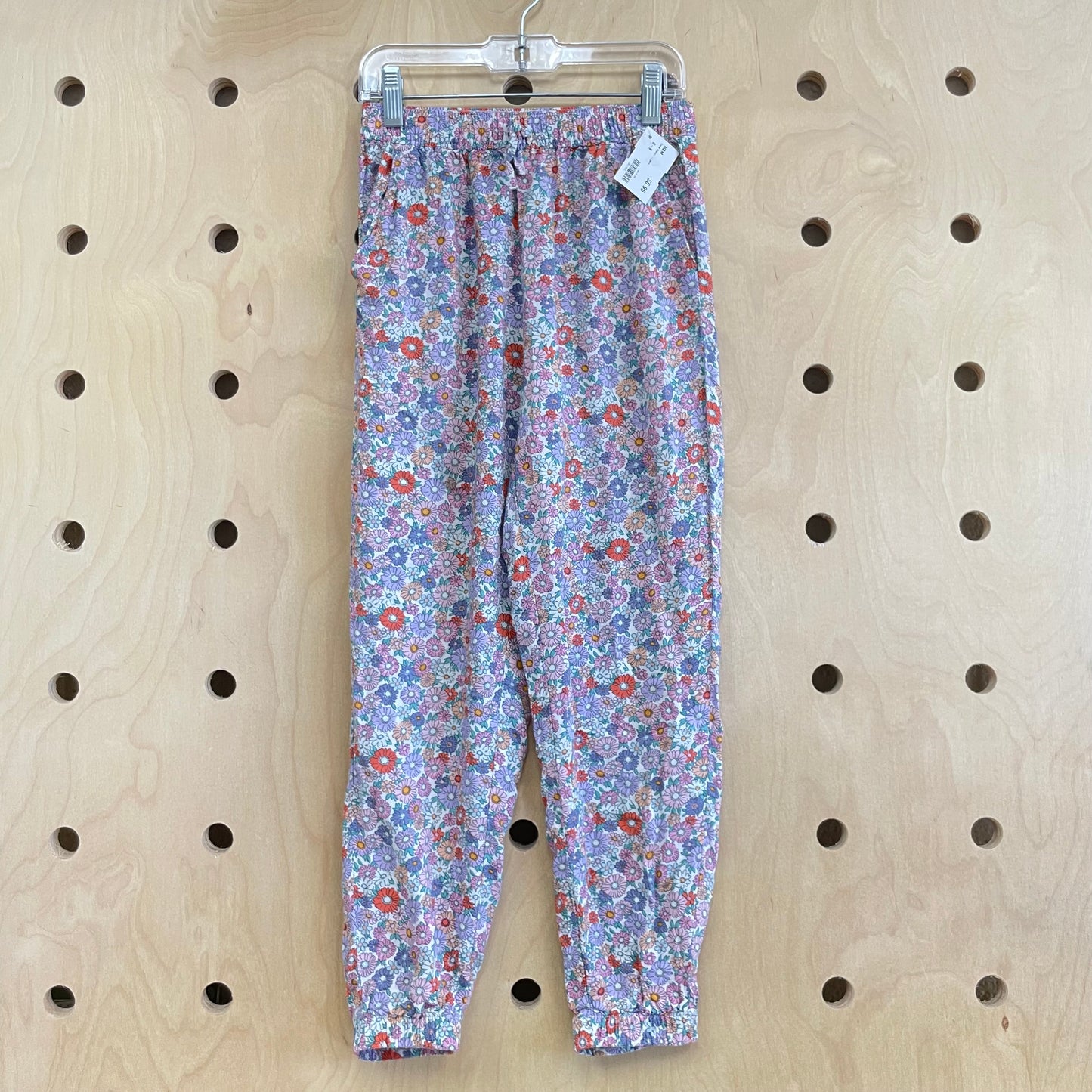 Floral Viscose Joggers