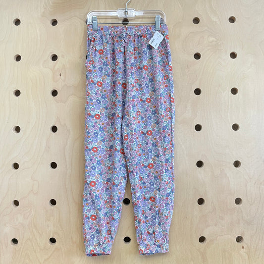 Floral Viscose Joggers