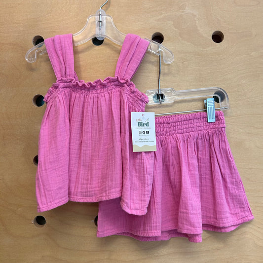 Pink Gauze Outfit