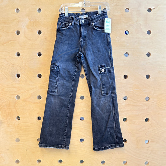 Black Cargo Denim
