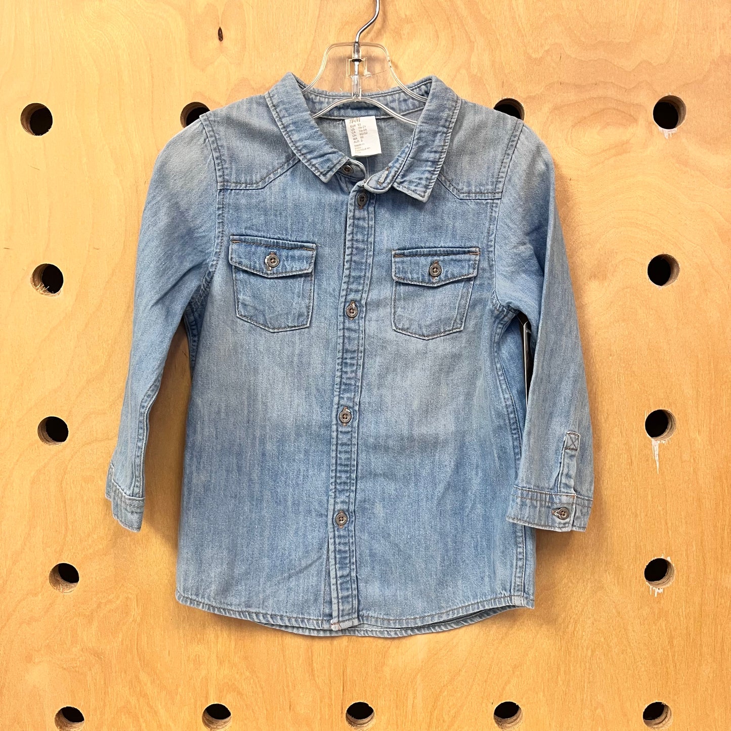 Denim Button Up NEW!