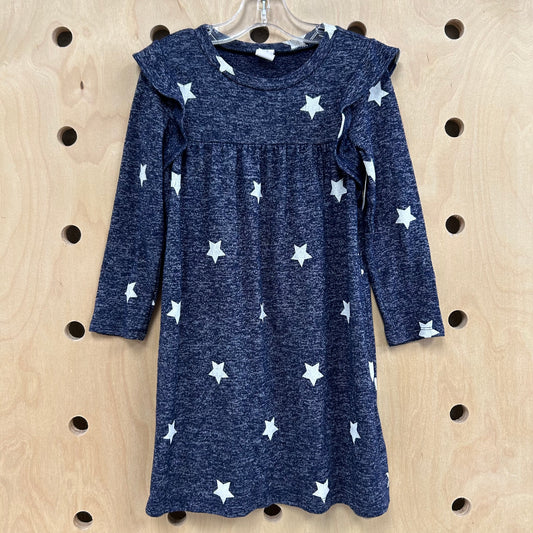 Blue Stars Knit Dress