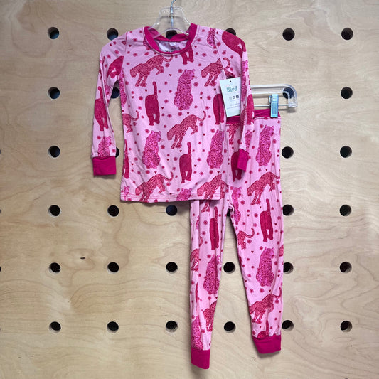 Pink Bamboo Cheetahs PJ's