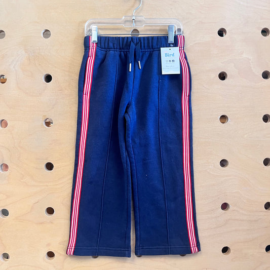 Black/Red Striped Straight Leg Joggers