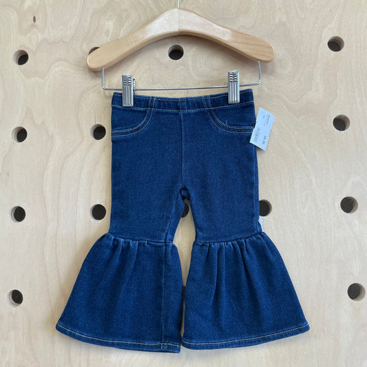 Flare Pull-On Denim